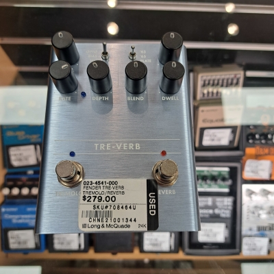Tre-Verb Digital Reverb/Tremolo – Fender